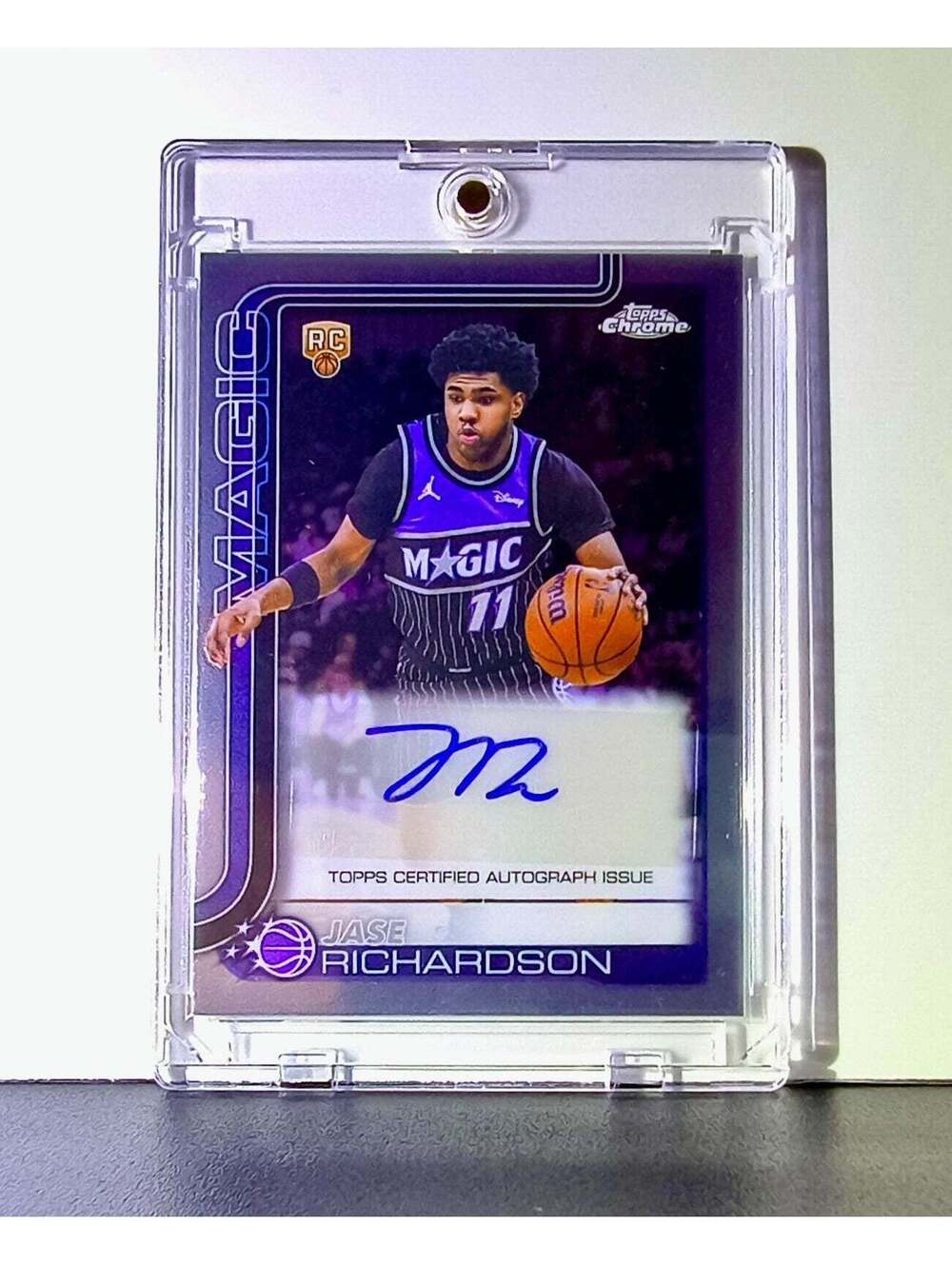 Jase Richardson Rookie 2025 Topps Chrome Update #TCA-JR Autograph Card Magic